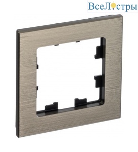 Рамка 1-ая Systeme Electric AtlasDesign Nature Металл латунь ATN312201