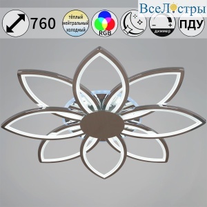 Потолочная люстра Reluce 09877-0.3-08 CR (RGB)