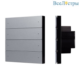 Кнопочная панель Arlight SMART DALI-301-22-8K-D2-IN Grey (BUS, Frameless) (IARL, IP20 Пластик) 059053