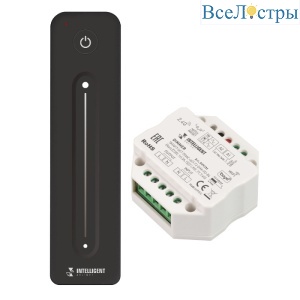 Диммер Arlight SMART-SET-TRIAC-601-72-DIM-PD-IN Black 230V, 1x1.5A, ПДУ LINE, TY, 2.4G 039331