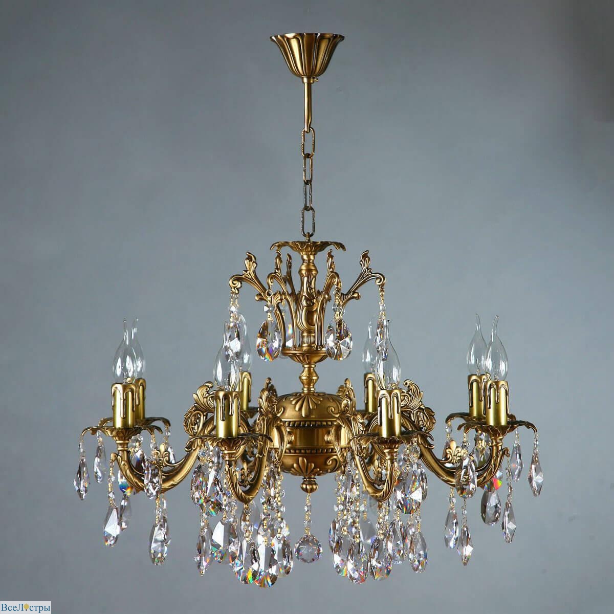 подвесная люстра ambiente granada 2118/8 ab tear drop