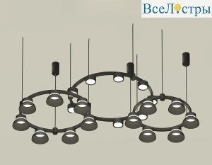Комплект подвесного светильника Ambrella Light Techno Ring XR92092010 (A9209x3, C9242, C9238, C9232, N8141, N8113)