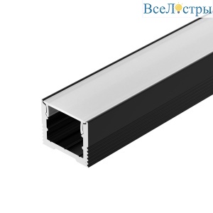 Профиль Arlight SL-SLIM-H13M-2000 BLACK (BY) (Алюминий) 061375