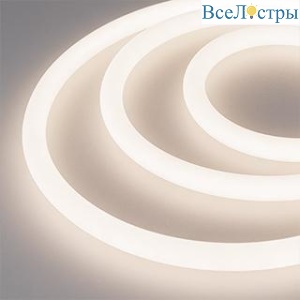 Гибкий неон Arlight 14,4W/m 336LED/m 2835SMD дневной белый 5M Moonlight-Top-A336-D18mm 24V Day4000 360deg 038753