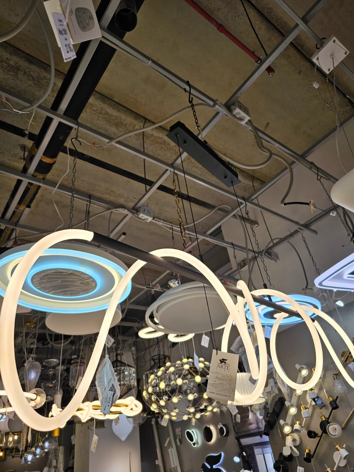 подвесной светодиодный светильник arte lamp klimt a2850sp-75pb