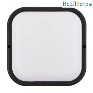 Накладной светильник влагозащищенный Volpe ULW-Q229 18W/4000K IP65 BLACK UL-00013194