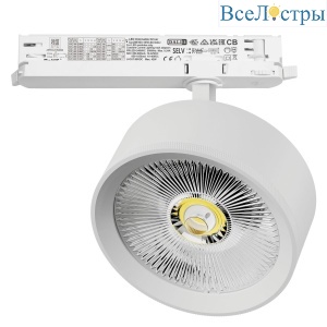 Трековый трехфазный светильник Quattro LED с управлением DALI Lightstar Alta Pro A5746DALI