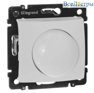 Диммер поворотный Legrand Valena 400W белый 770061
