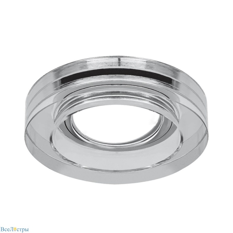 встраиваемый светильник gauss glass cr037
