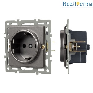 Механизм электрической розетки Arlight SCT-GP-MEU-PL-GR (250V, 16A) 043741