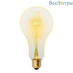 Лампа накаливания Uniel E27 60W золотистая IL-V-A95-60/GOLDEN/E27 SW01 UL-00000477
