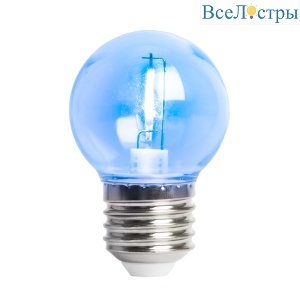 Лампа светодиодная Feron LB-383 E27 2W синий 48934
