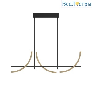 Подвесной светильник Maytoni Wabi MOD428PL-L20BK