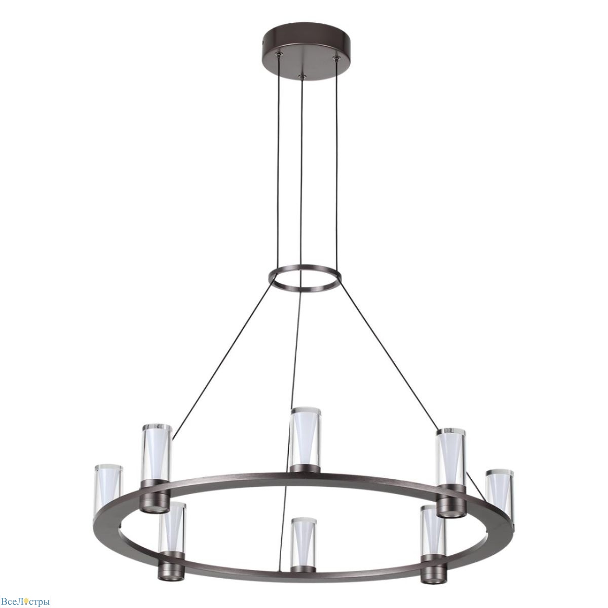подвесная люстра odeon light hightech defance 7143/55l