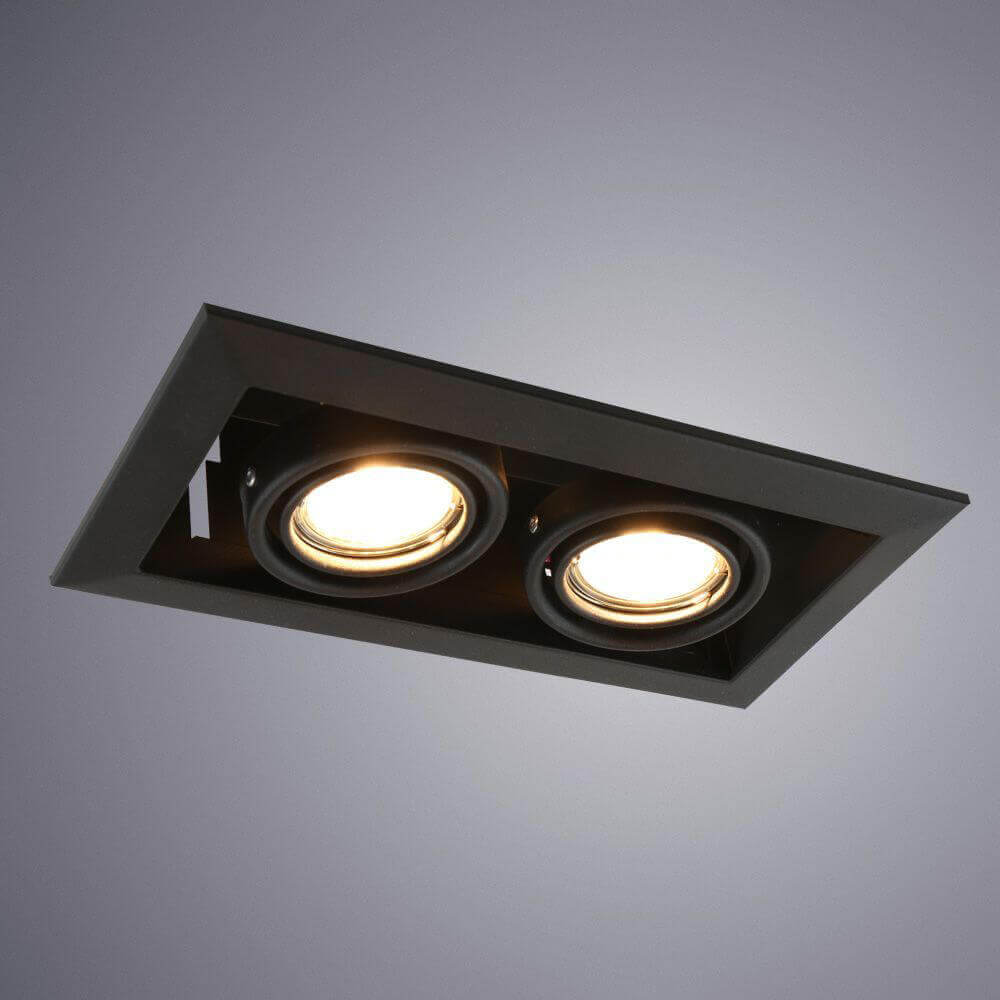 встраиваемый светильник arte lamp cardani piccolo a5941pl-2bk