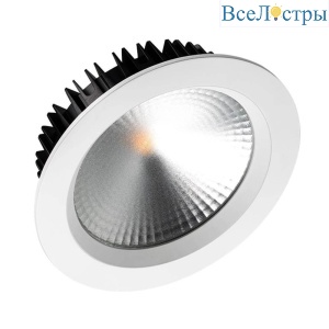 Встраиваемый светодиодный светильник Arlight LTD-187WH-Frost-21W Warm White 110deg 021069
