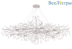 Подвесная люстра Crystal Lux REINA V2 SP12 L1500 SILVER PATINA