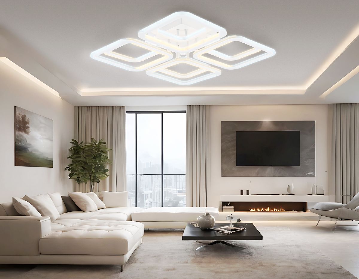 потолочная люстра ambrella light original acrylica fa8948
