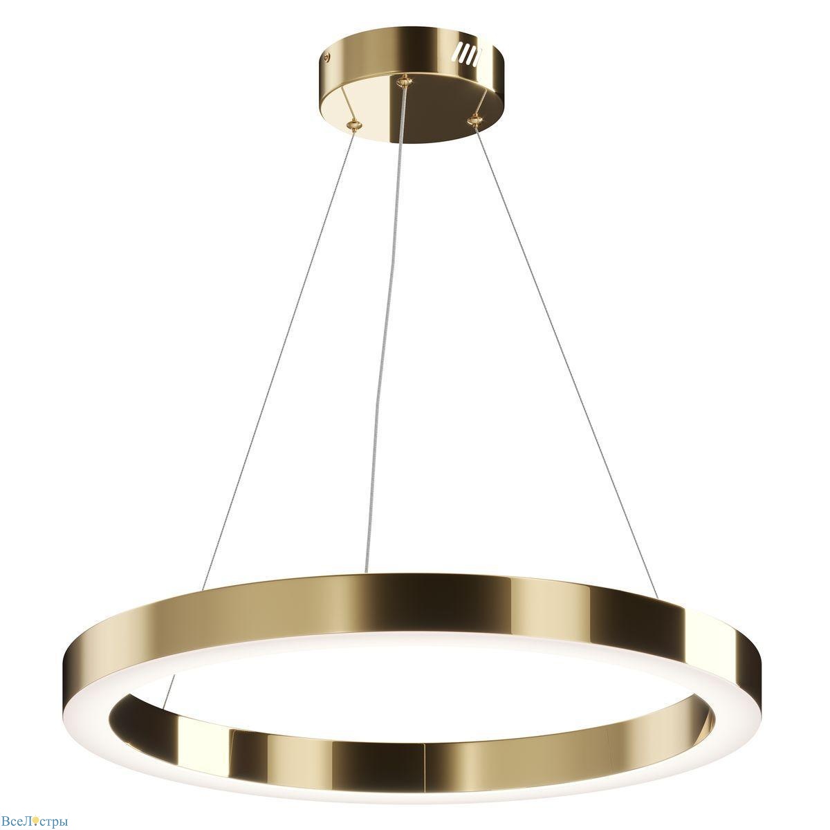 подвесная светодиодная люстра maytoni saturno mod415pl-l45bs4k
