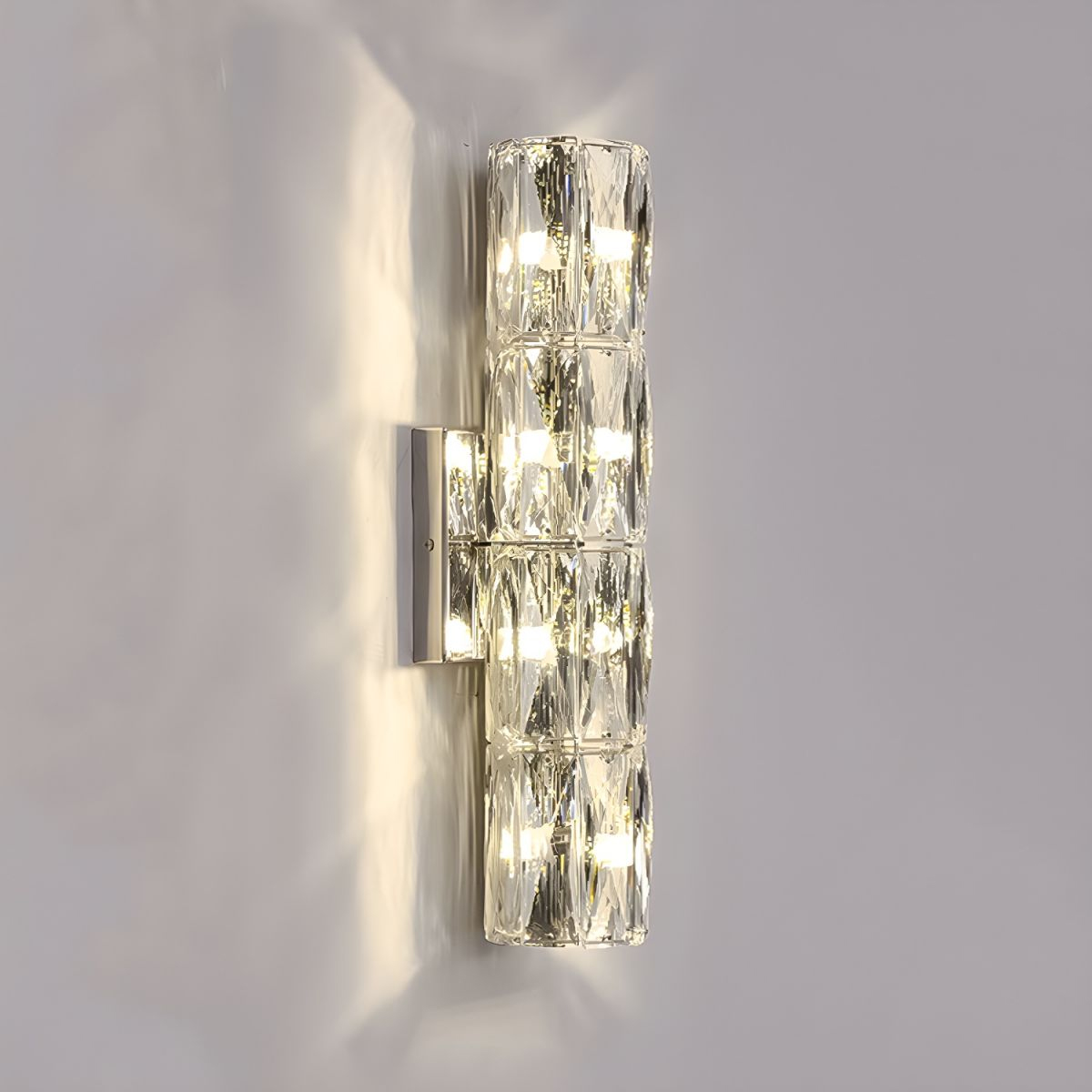 настенный светильник delight collection wall lamp a06w/4 silver/clear