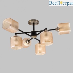 Люстра на штанге IMEX MD.4212-6-S-BK+AB