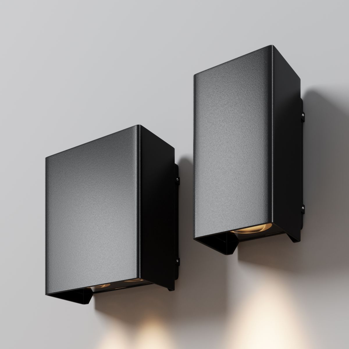 уличный настенный светильник maytoni shell o505wl-l3b3k