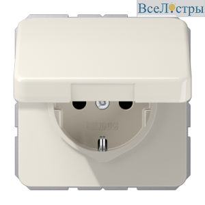 Розетка штепсельная Schuko Jung CD1520BFKL