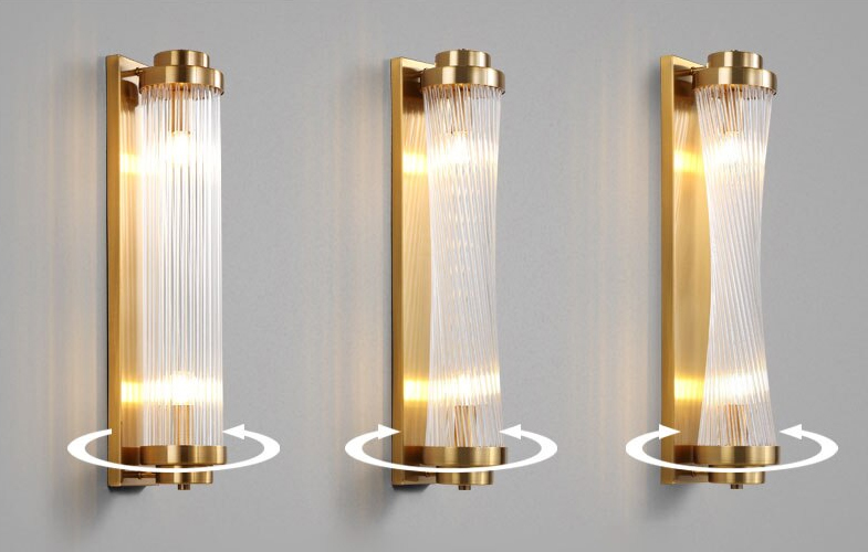 настенный светильник wall lamp 88008w/l brass delight collection