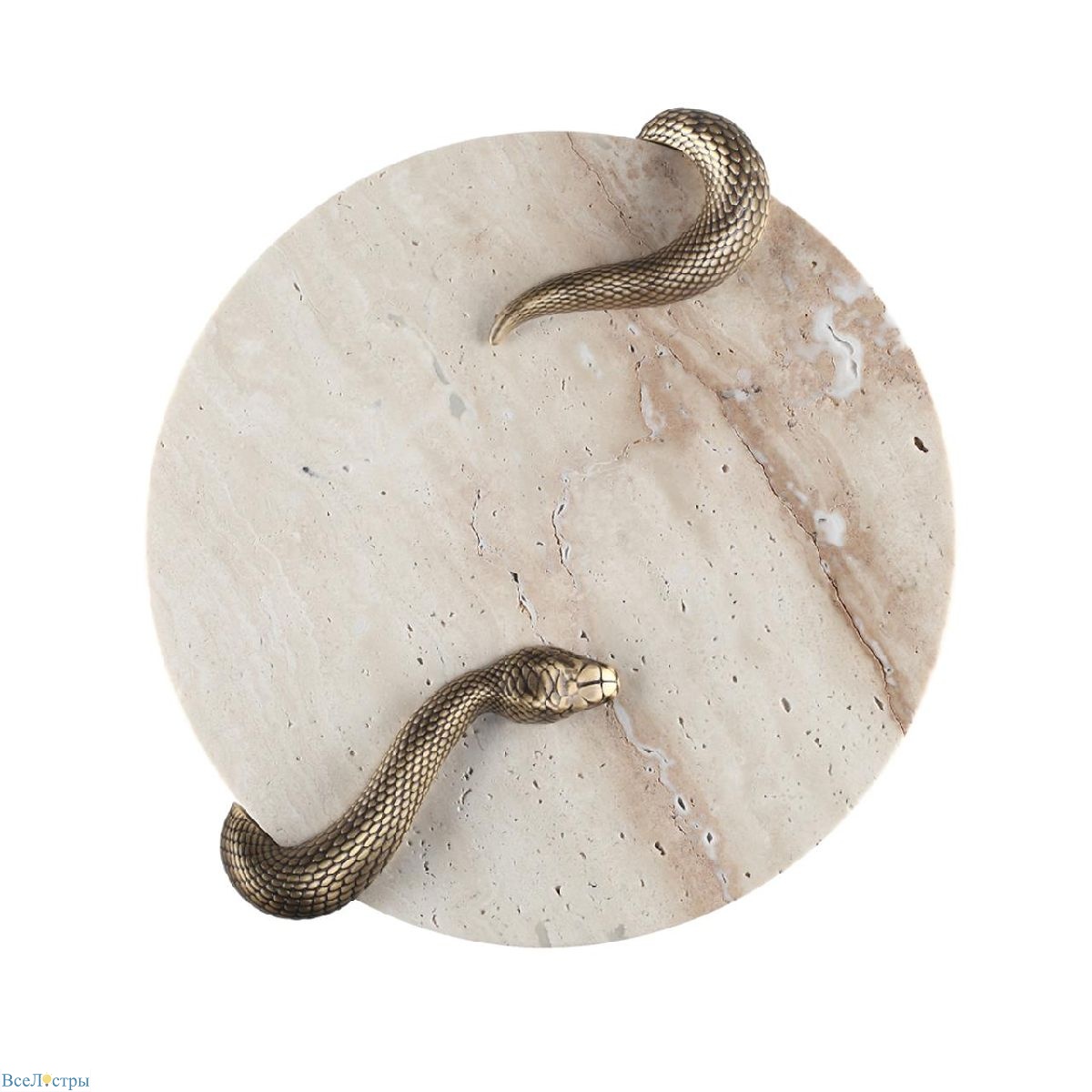 настенный светильник odeon light snake 7033/10wl