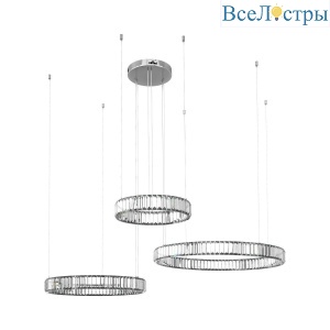 Подвесной светодиодный светильник Loft IT Crystal ring 10135/3 Chrome