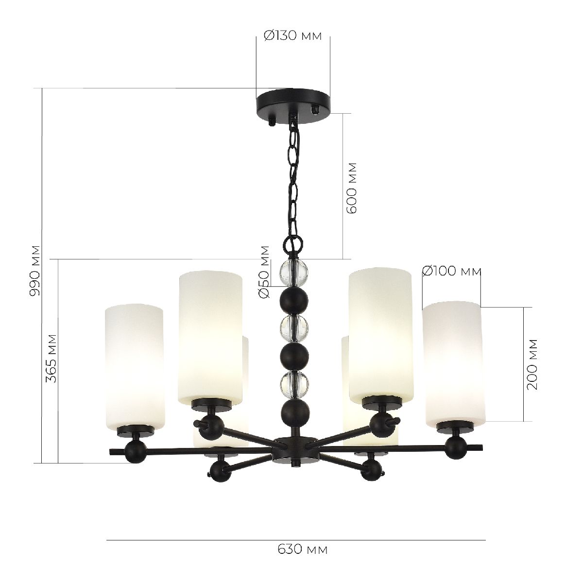 подвесная люстра st luce aurora sl2003.403.06