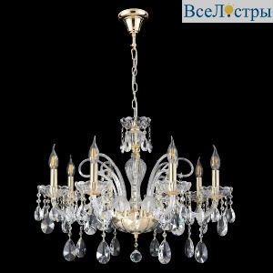 Подвесная люстра Crystal Lux MONICA SP8 GOLD