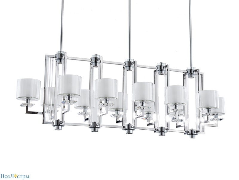 подвесная люстра newport 4408+4/s chrome