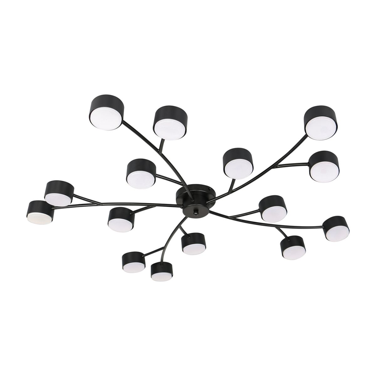 потолочная люстра escada fluxen 120009/15c black es0000033l