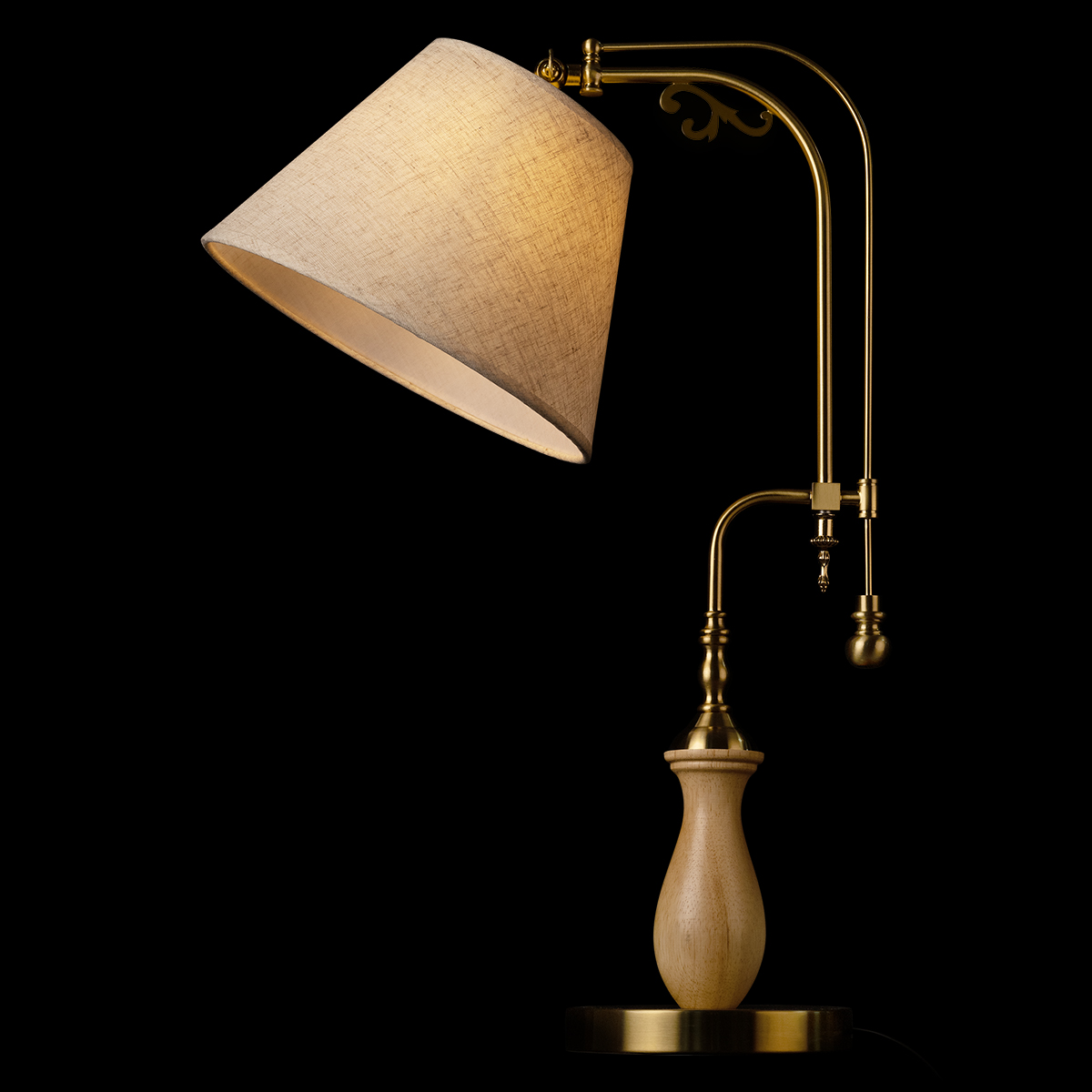 настольная лампа loft it elaine 10569t light wood