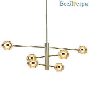Люстра на штанге Delight Collection MD22030002 MX22030002-6A gold/champagne