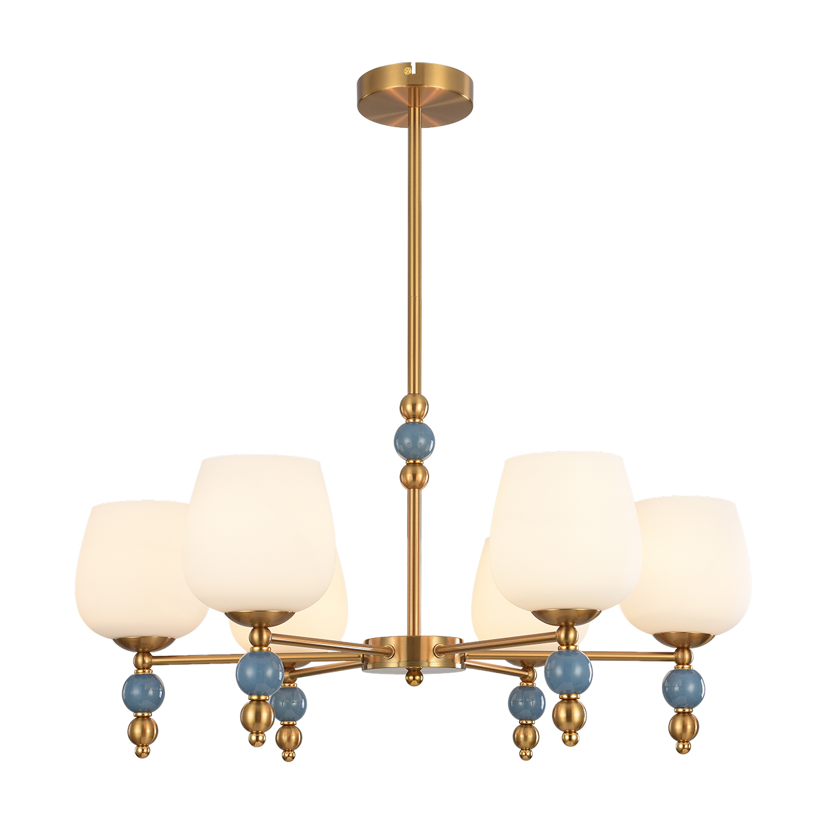 люстра на штанге lumion moderni lolita 8426/6c