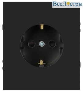 Розетка Эра Arktik 16-2102-05 с заземлением 2P+E Schuko со шторками 16А-250В антрацит Б0070428