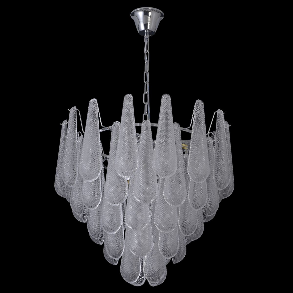 подвесная люстра crystal lux fontain sp10 chrome