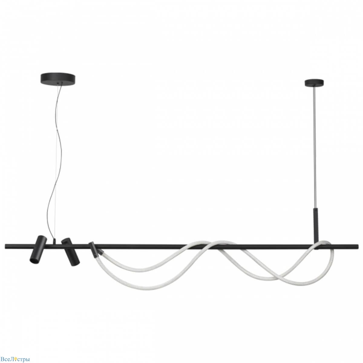 подвесной светодиодный светильник odeon light corda hightech 4391/40l