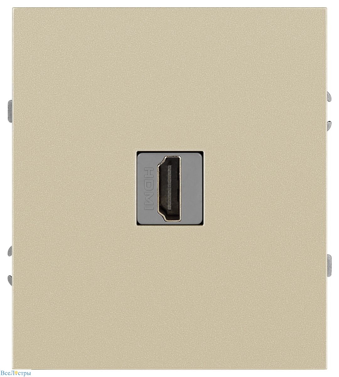 розетка эра arktik 16-3114-04 hdmi шампань б0070507