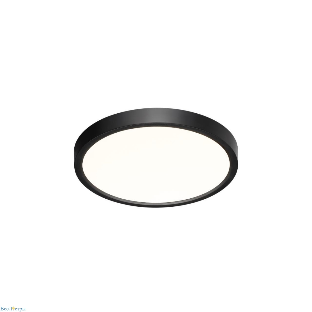 настенно-потолочный светодиодный светильник sonex mitra alfa black 7660/18l