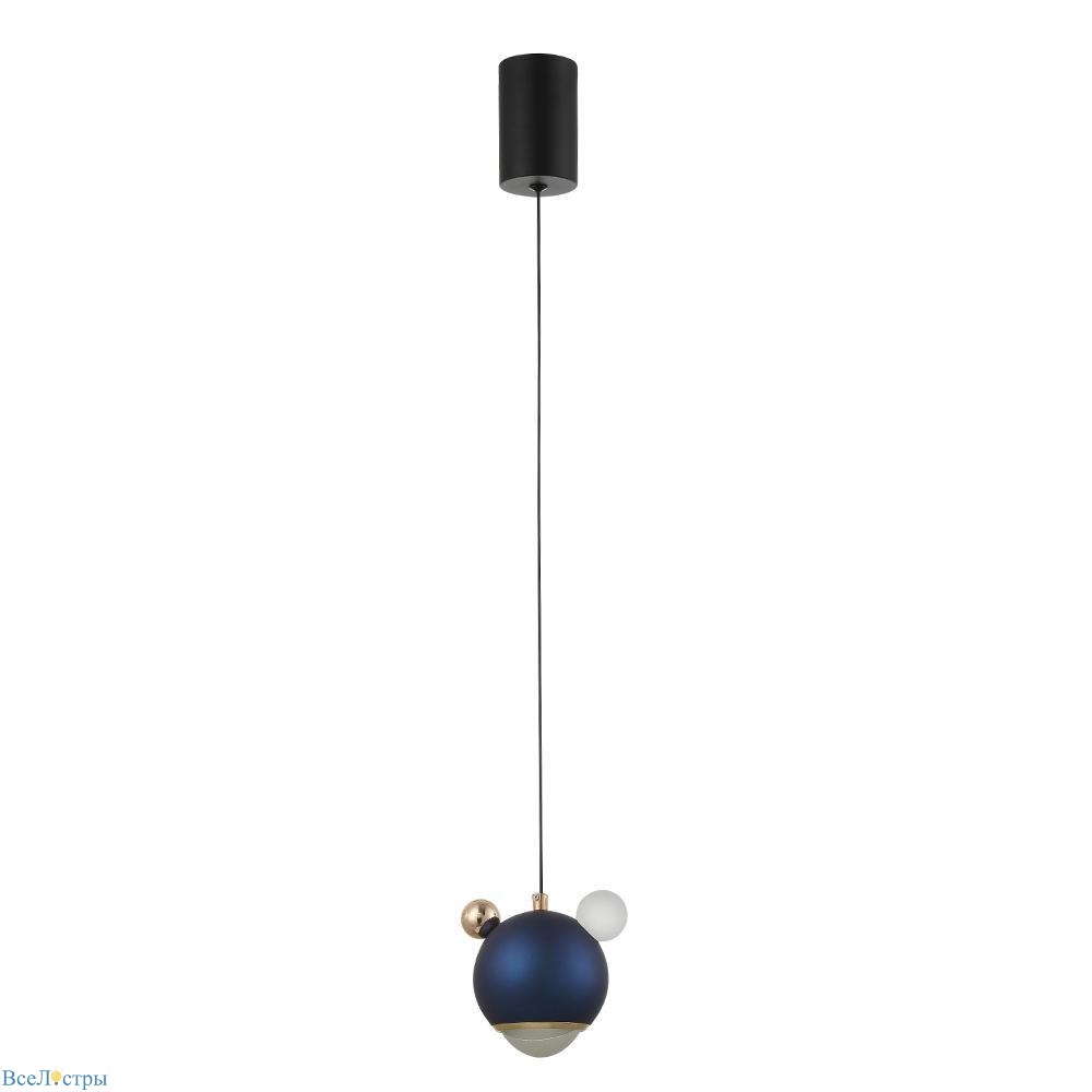 подвесной светодиодный светильник crystal lux amigo sp led blue