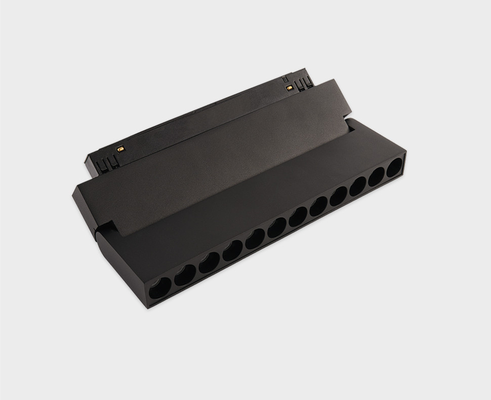 трековый магнитный светильник italline atom it012-5023 black 3000k