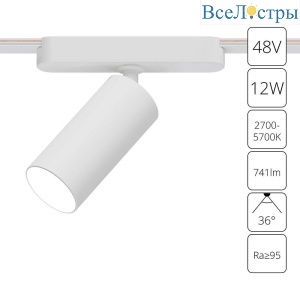 Трековый светодиодный светильник Arte Lamp Rapid A2958PL-1WH