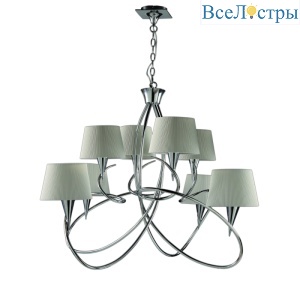 Подвесная люстра Mantra Mara Chrome - White 1654