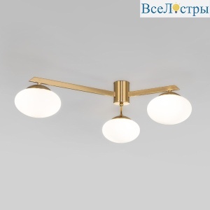 Потолочная люстра Eurosvet Opaline 70220/3 латунь a065763
