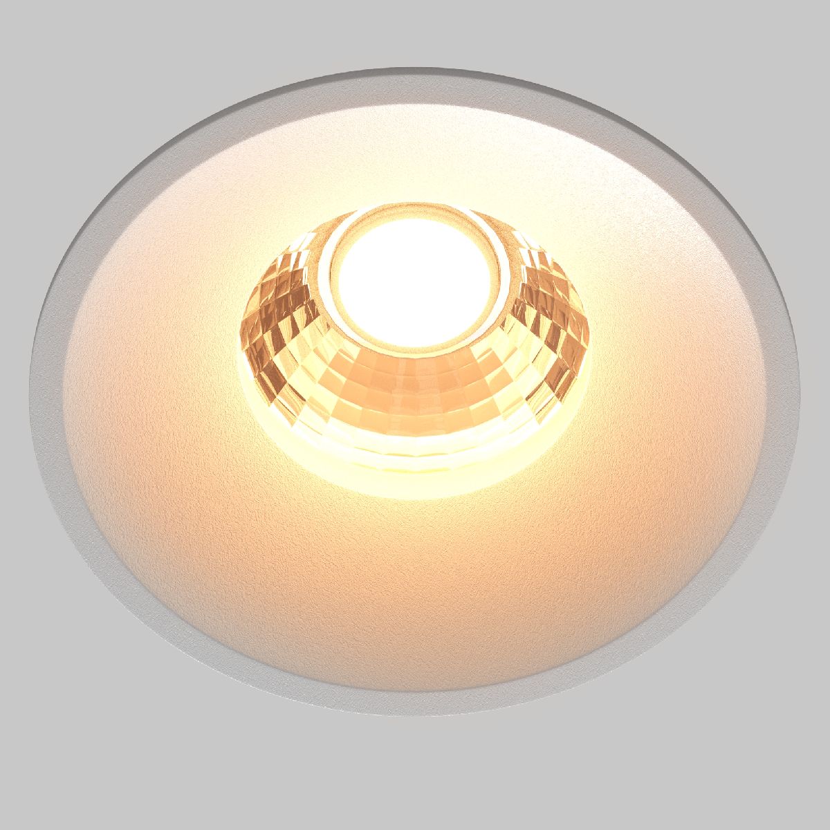 встраиваемый светильник maytoni round dl058-12w2.7k-w