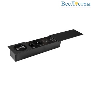 Блок розеток JX (Slide Top) (2 секции RJ-45 + 2 USB беспр.зарядка с кабелем питания) Mebax 00-00002893
