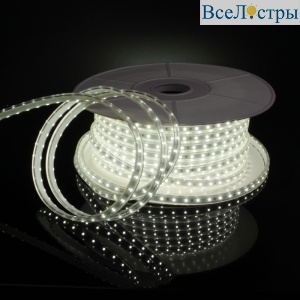 Светодиодная лента Elektrostandard 220V 8W 60Led 2835 IP65 холодный белый, 50 м 4690389170959